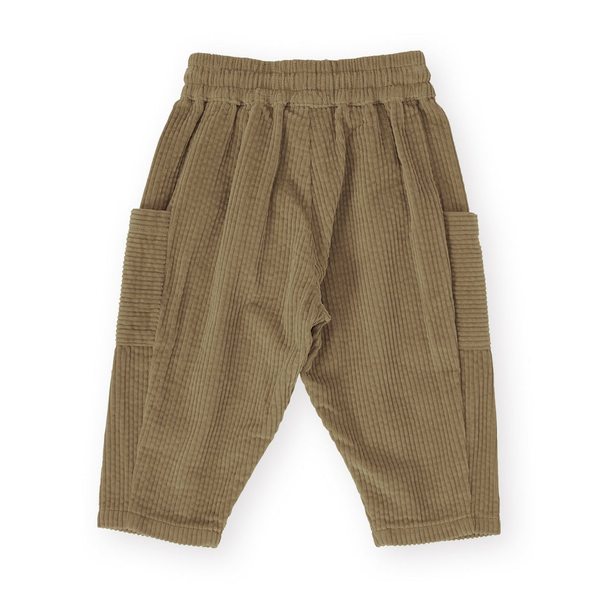 Goldie & Ace Kit Corduroy Pocket Pant Khaki, product flat lay 2