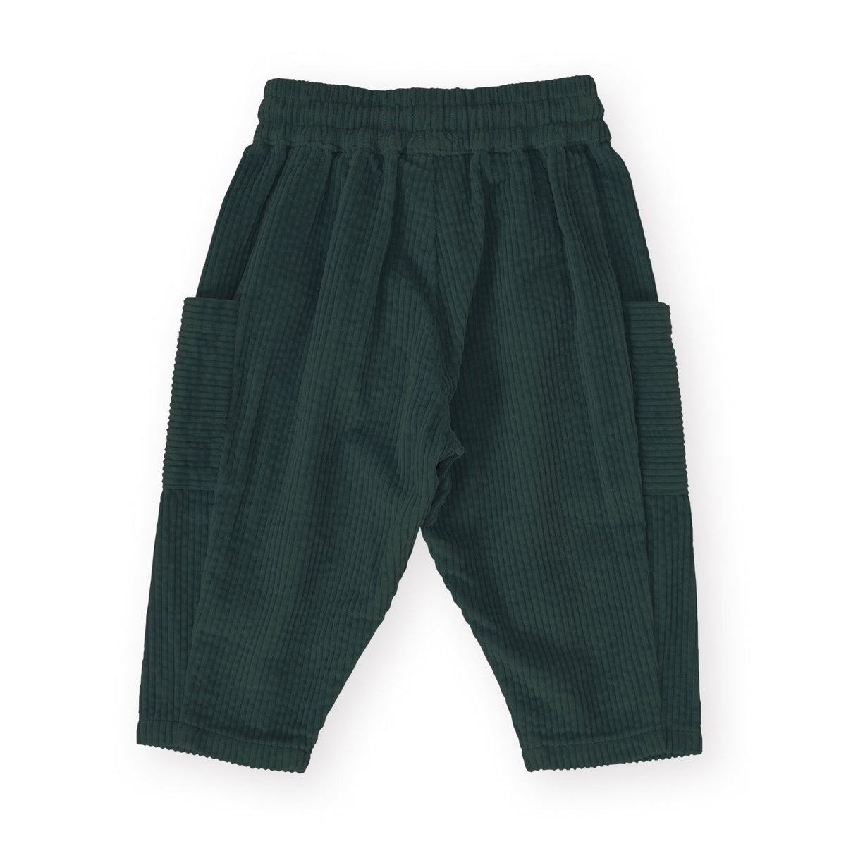 Goldie & Ace Kit Corduroy Pocket Pant Moss, product flat lay 2