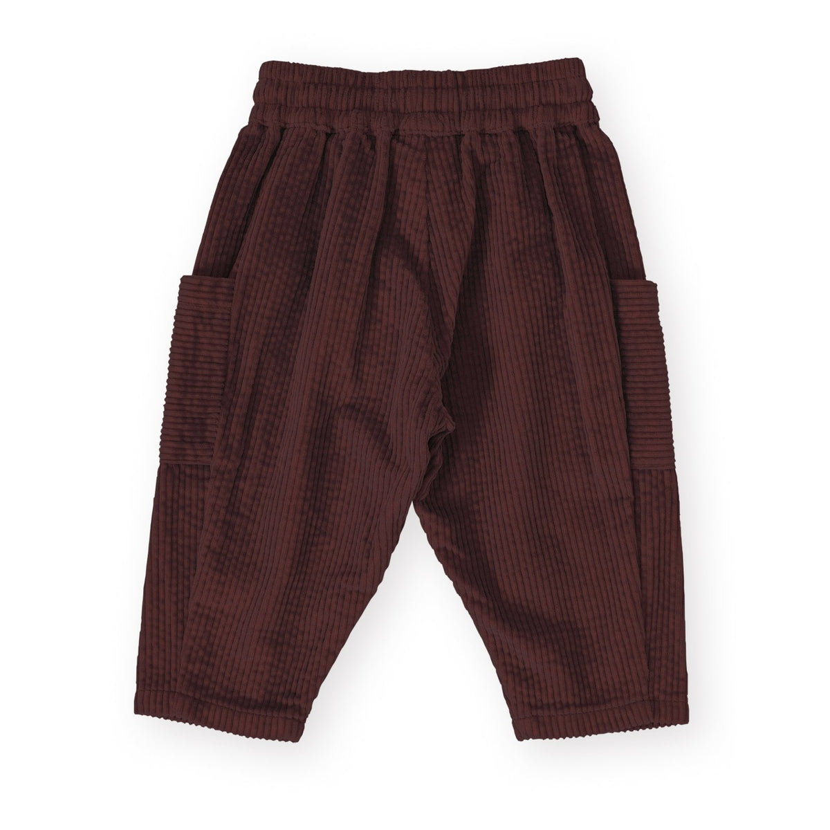Goldie & Ace Kit Corduroy Pocket Pant Brown, product flat lay 2