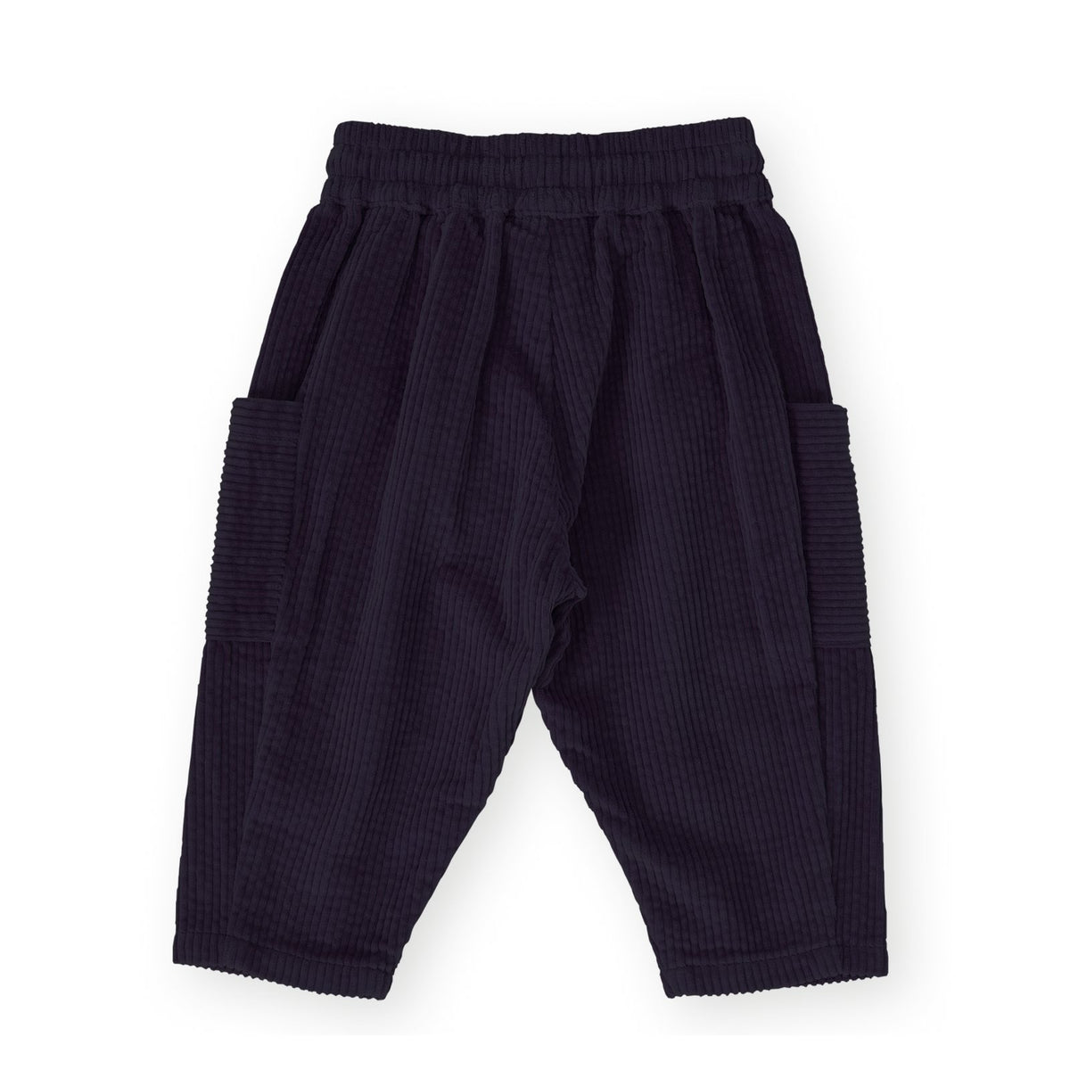 Goldie & Ace Kit Corduroy Pocket Pant Navy, product flat lay 2