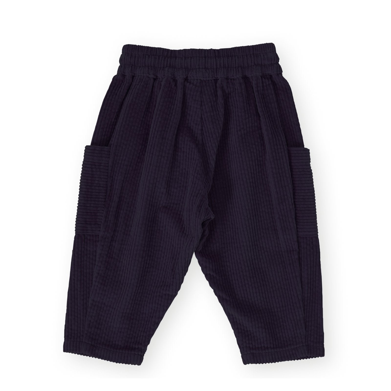 Goldie & Ace Kit Corduroy Pocket Pant Navy, product flat lay 2