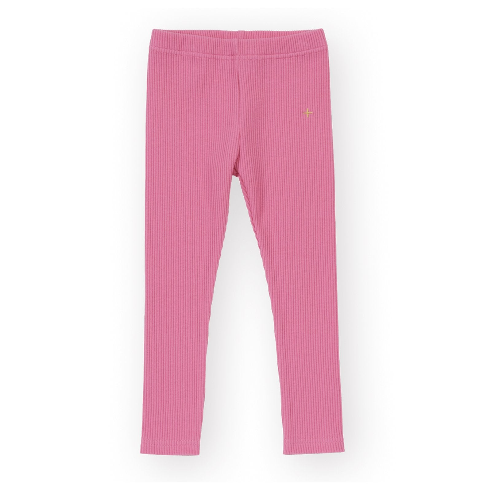Goldie & Ace Bowie Rib Legging Deep Pink, product flat lay