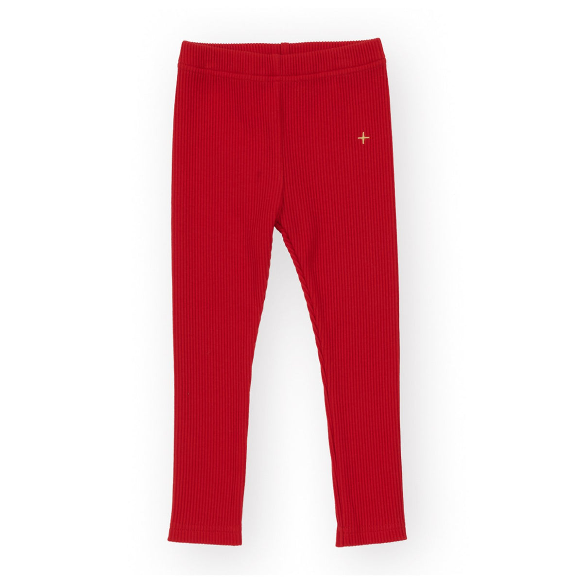 Goldie &amp; Ace Bowie Rib Legging Red, product flat lay