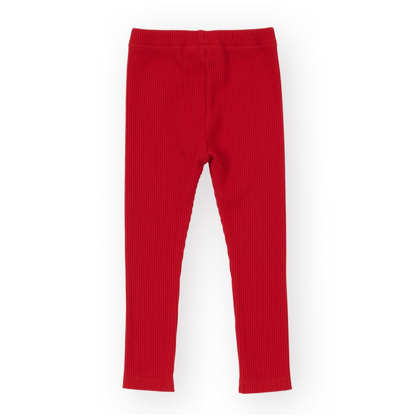 Goldie & Ace Bowie Rib Legging Red, product flat lay 2