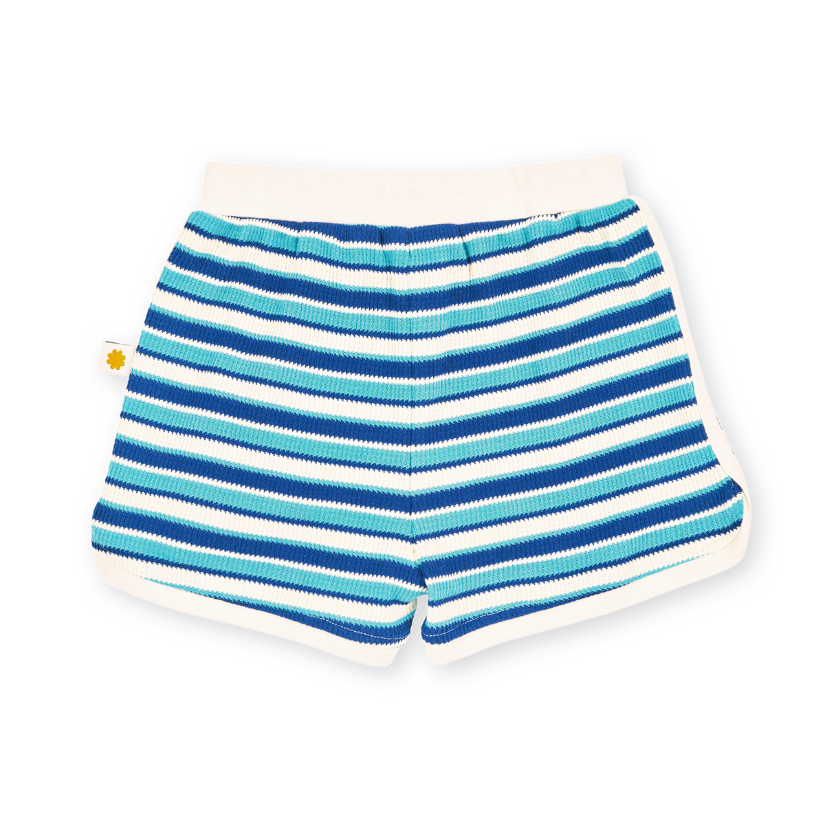 Waffle Shorts - Blue Stripe