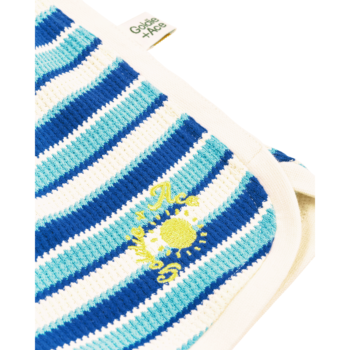 Waffle Shorts - Blue Stripe