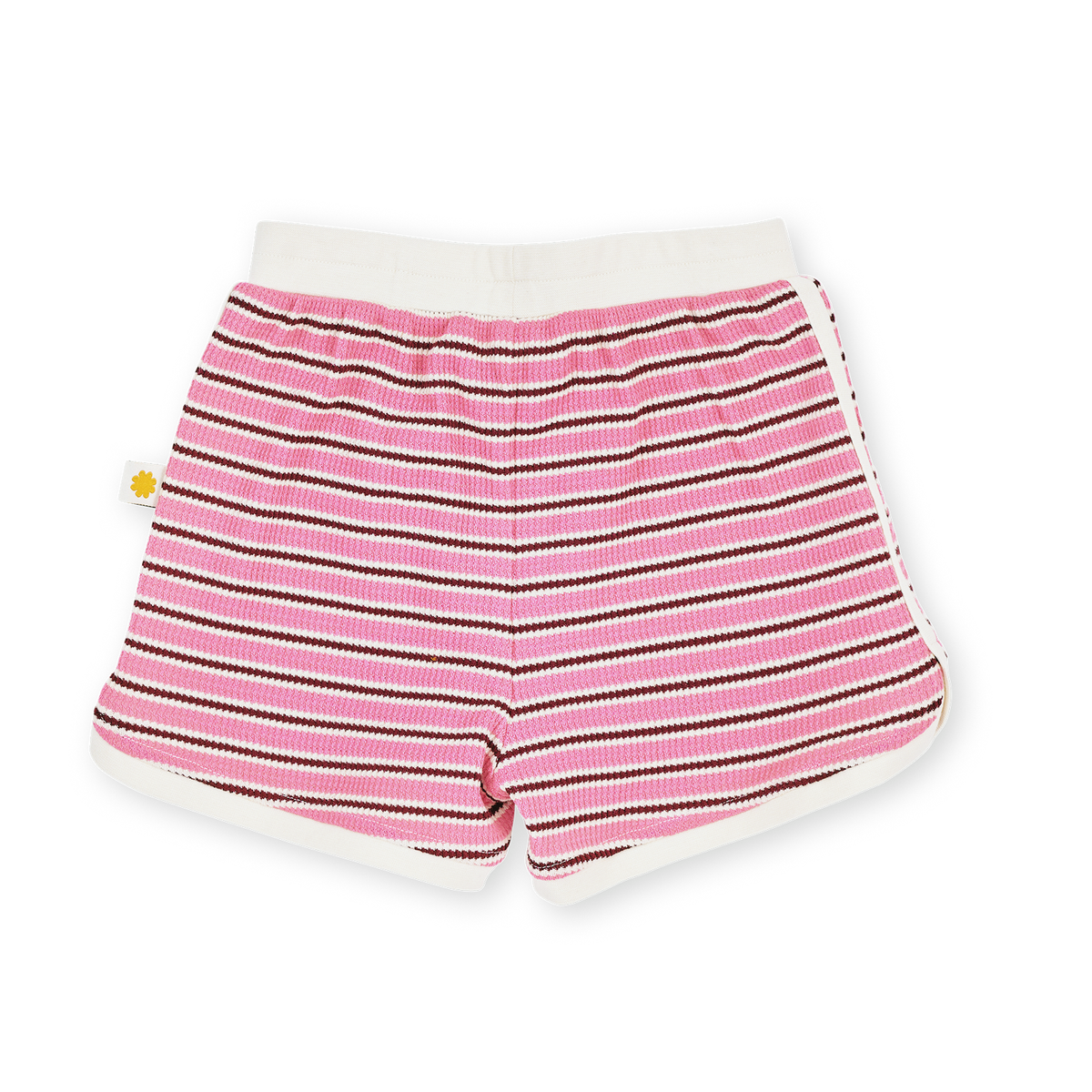 Waffle Shorts - Pink Stripe