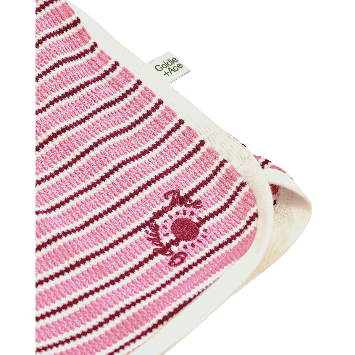 Waffle Shorts - Pink Stripe