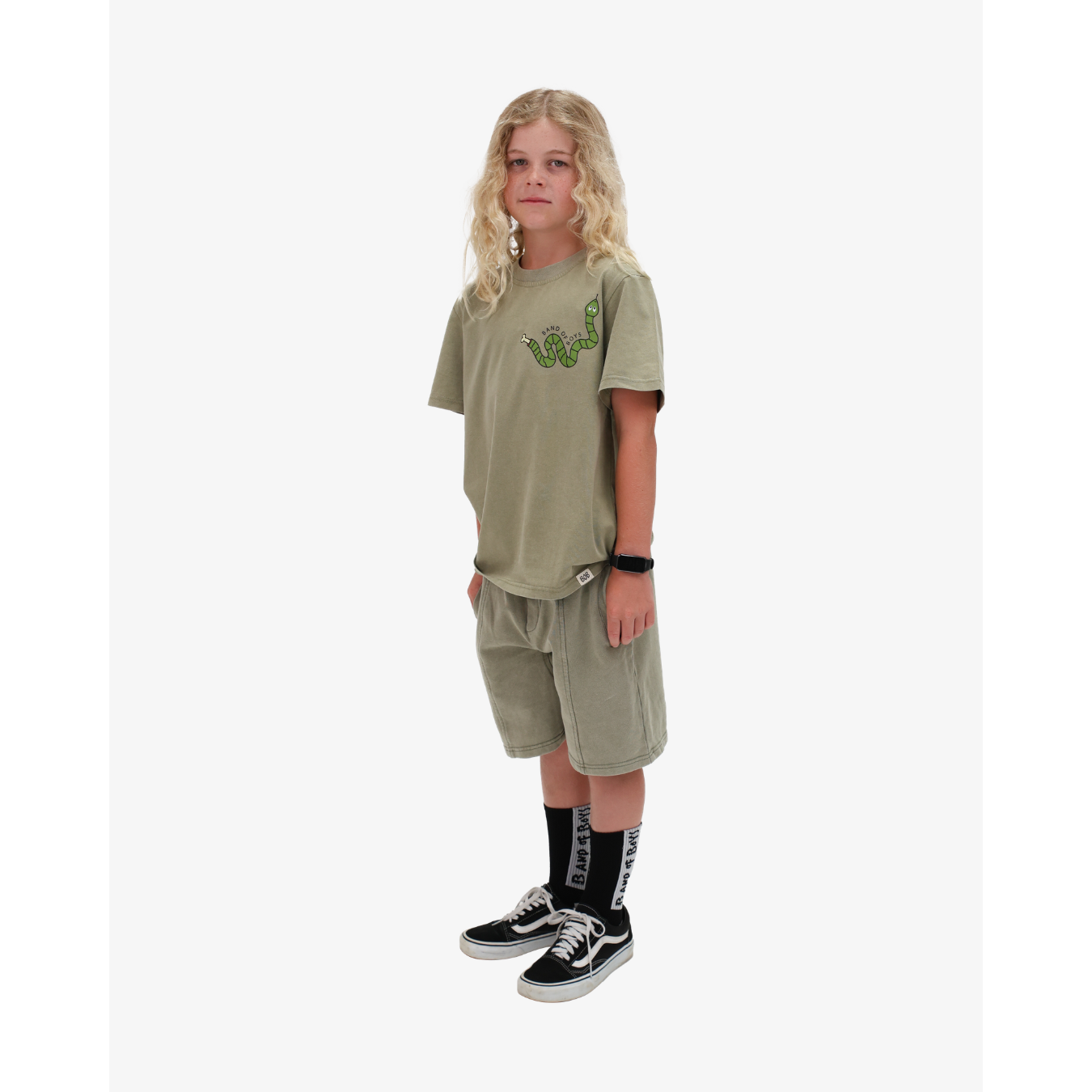 Green Wash Snake Tee