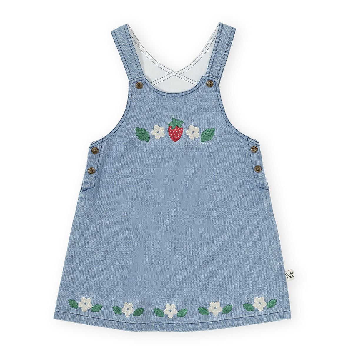Wild Strawberry Pinafore Dress