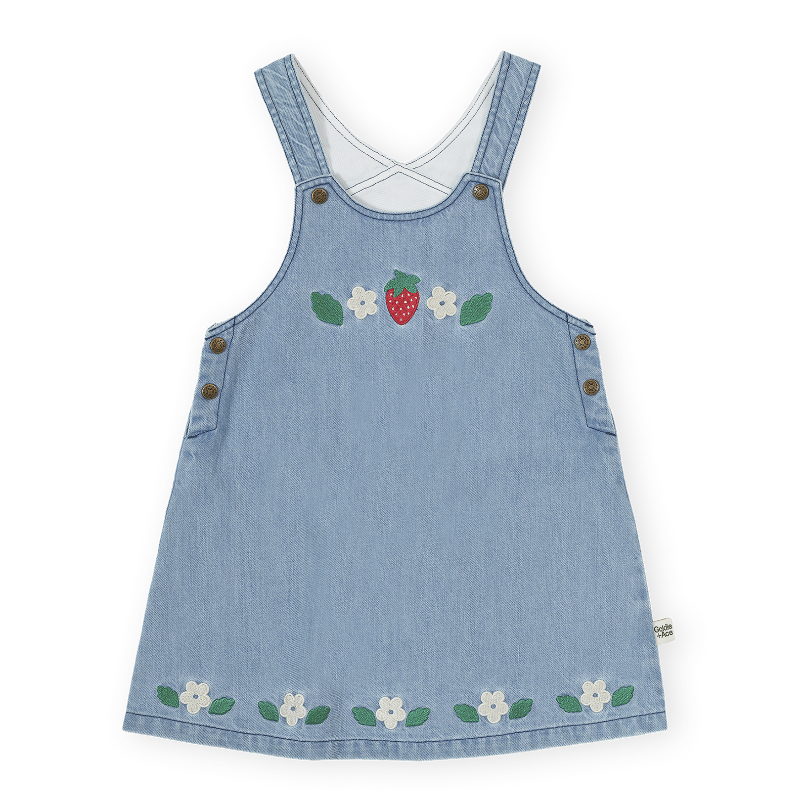 Wild Strawberry Pinafore Dress