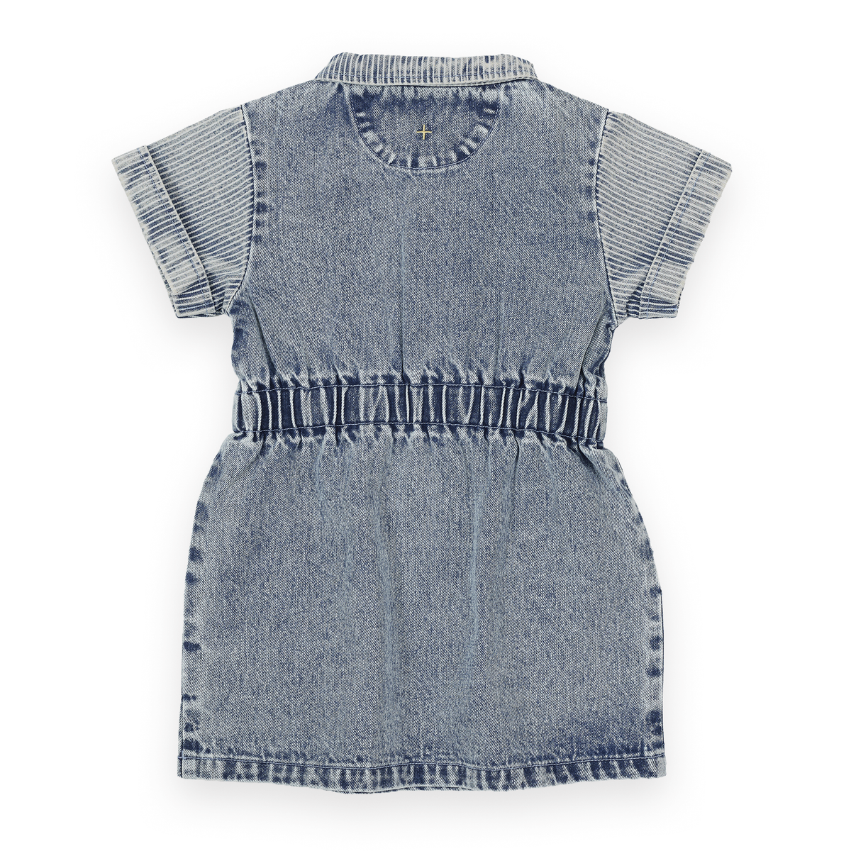 Piper Pinstripe Denim Belted Dress