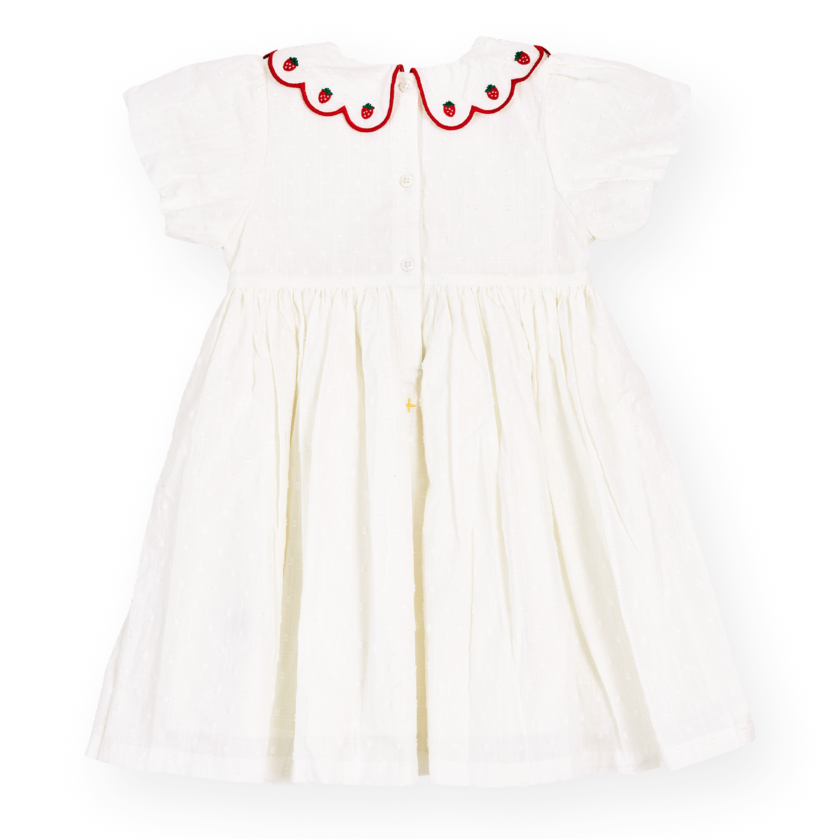 Sweet Strawberry Flo Smocked Dress