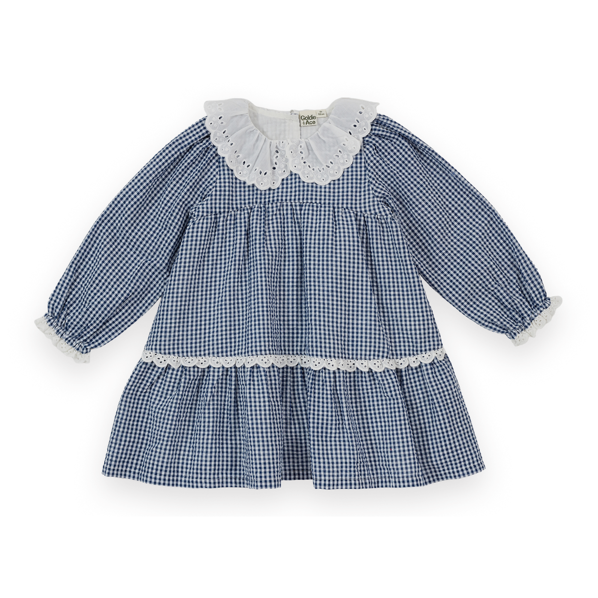 Gingham Collared Dress