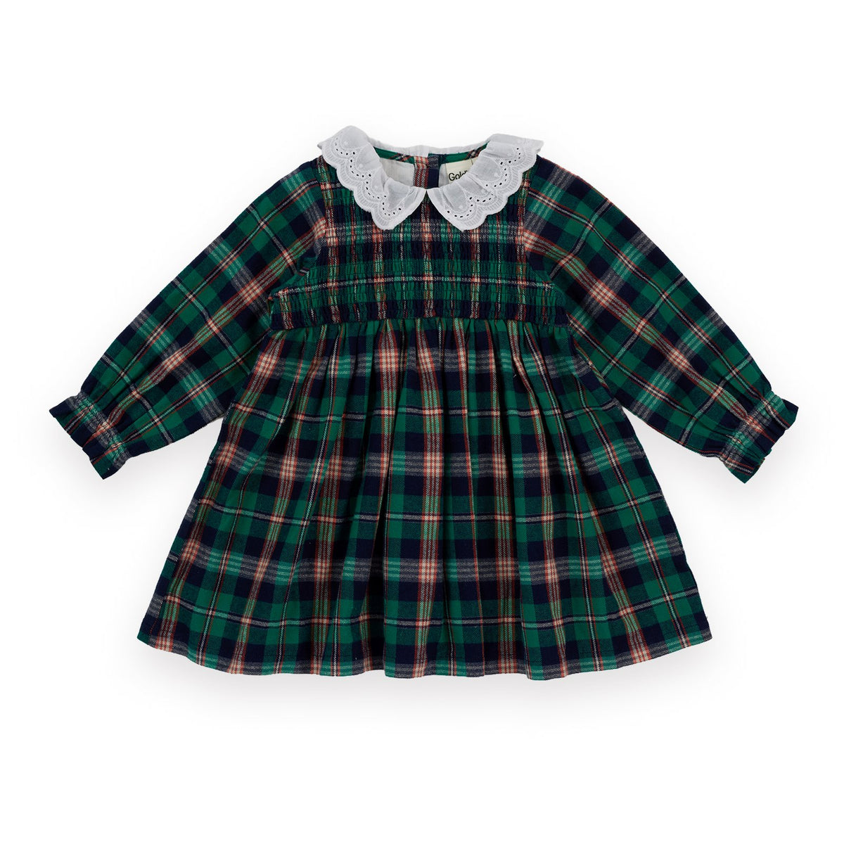 Goldie &amp; Ace Daphne Smocked Dress, product flat lay