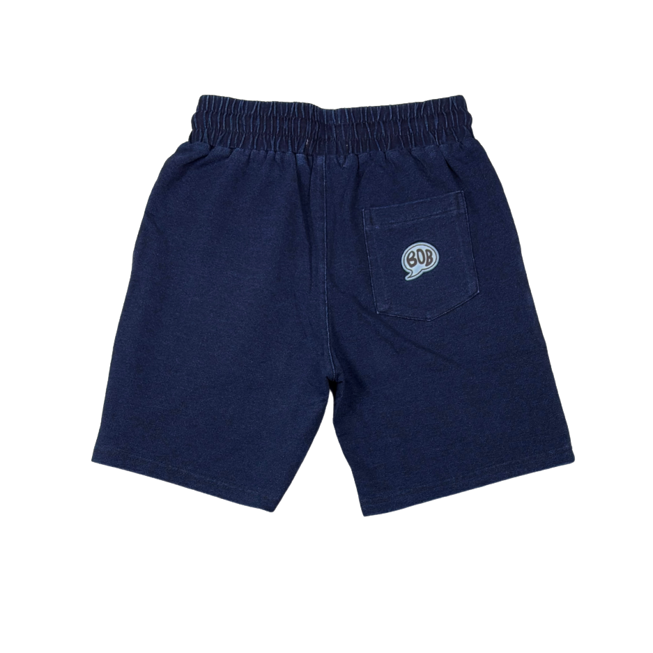 Navy Wash Denim BOB Shorts