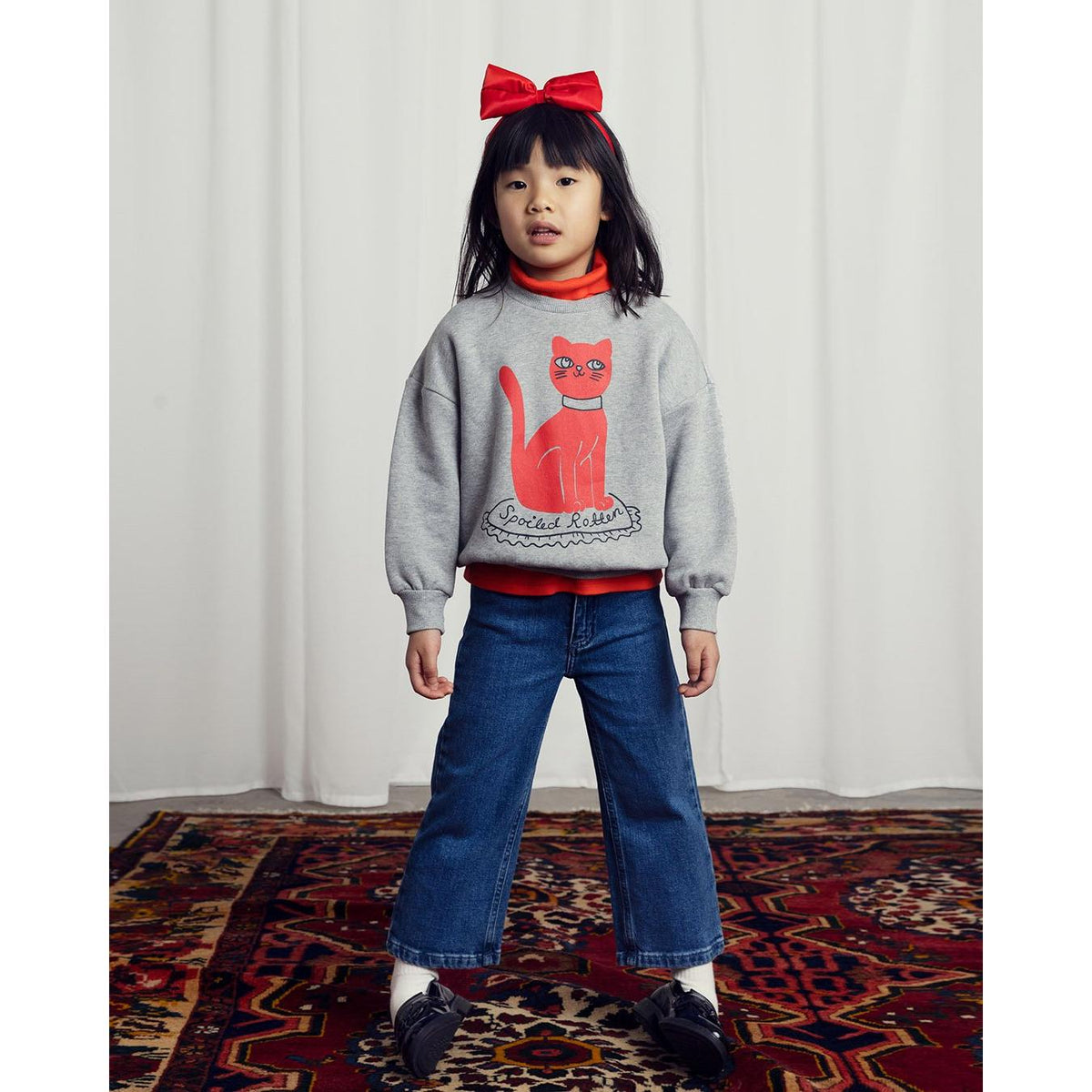 Cat Sp Sweatshirt - Grey