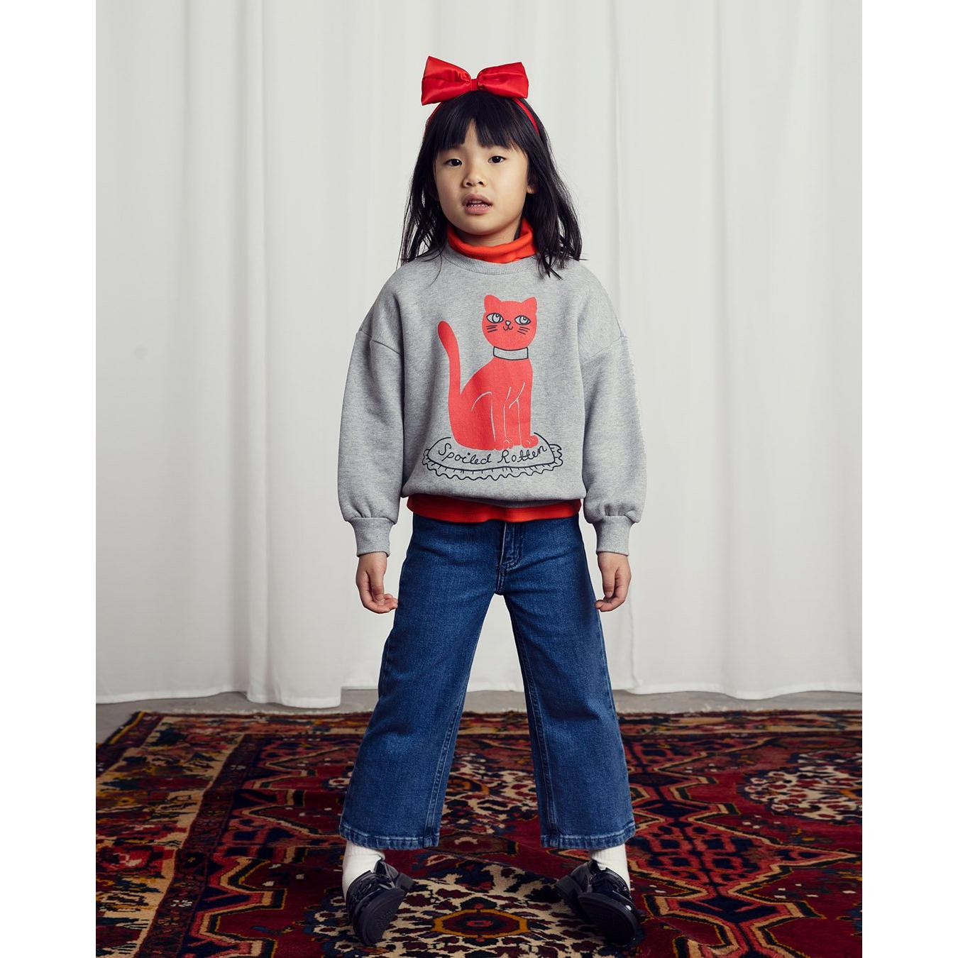 Cat Sp Sweatshirt - Grey