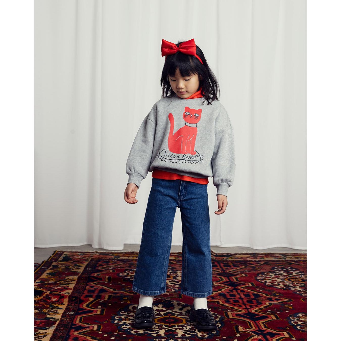 Cat Sp Sweatshirt - Grey