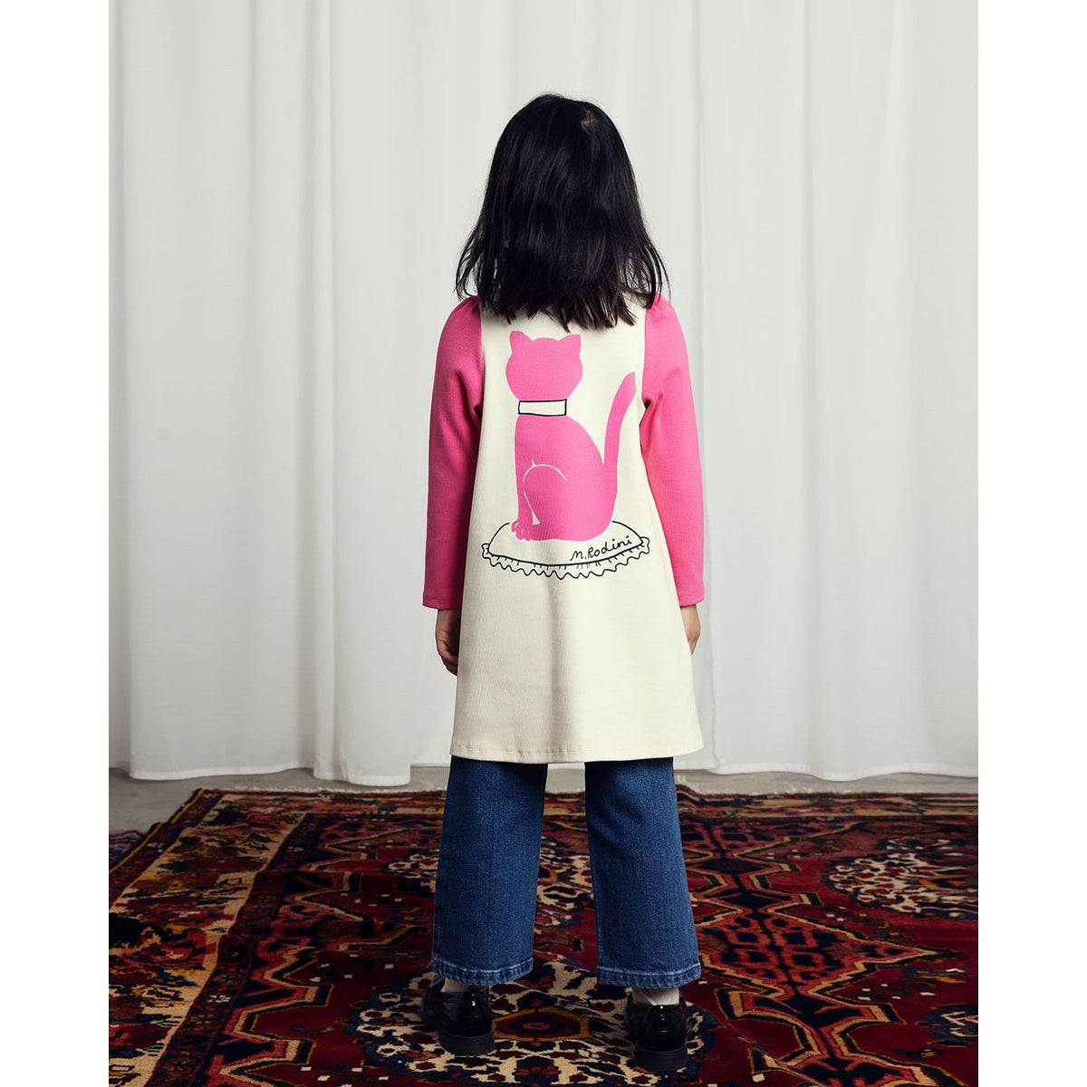 Cat Sp Ls Dress - White