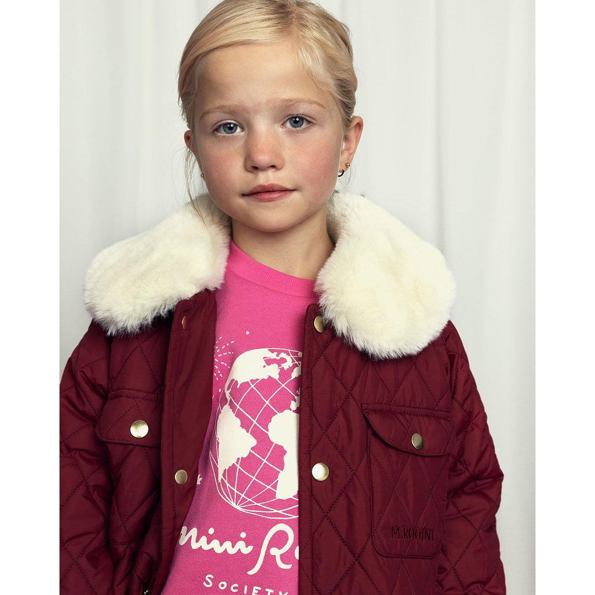 Mini Rodini Society Sp Sweatshirt - Pink