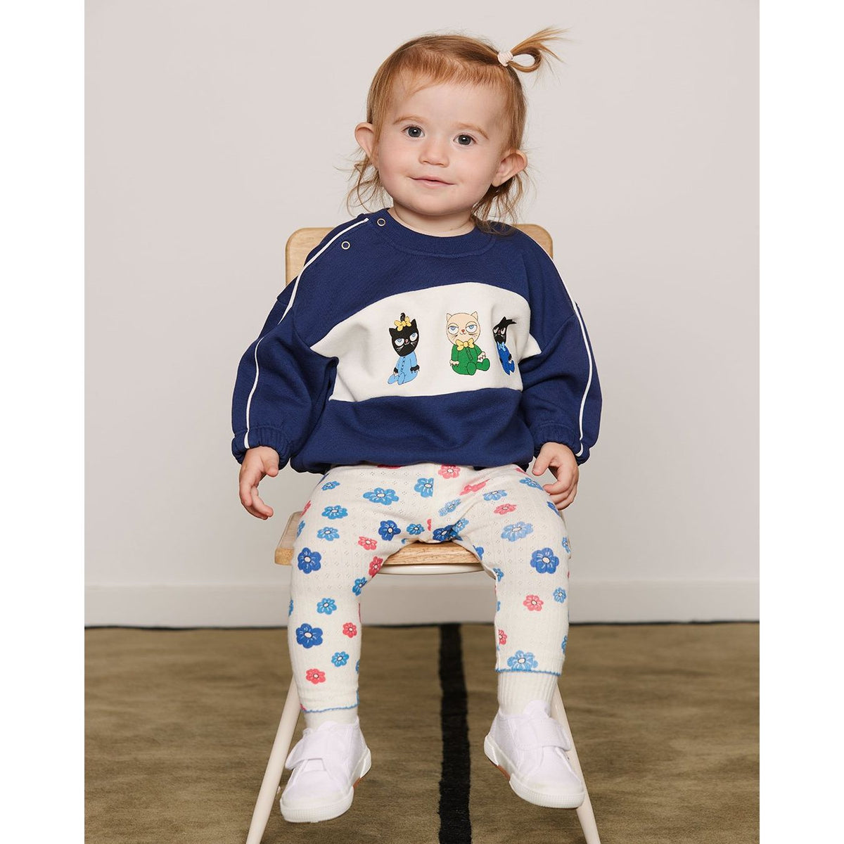 Flowers Aop Pointelle Leggings