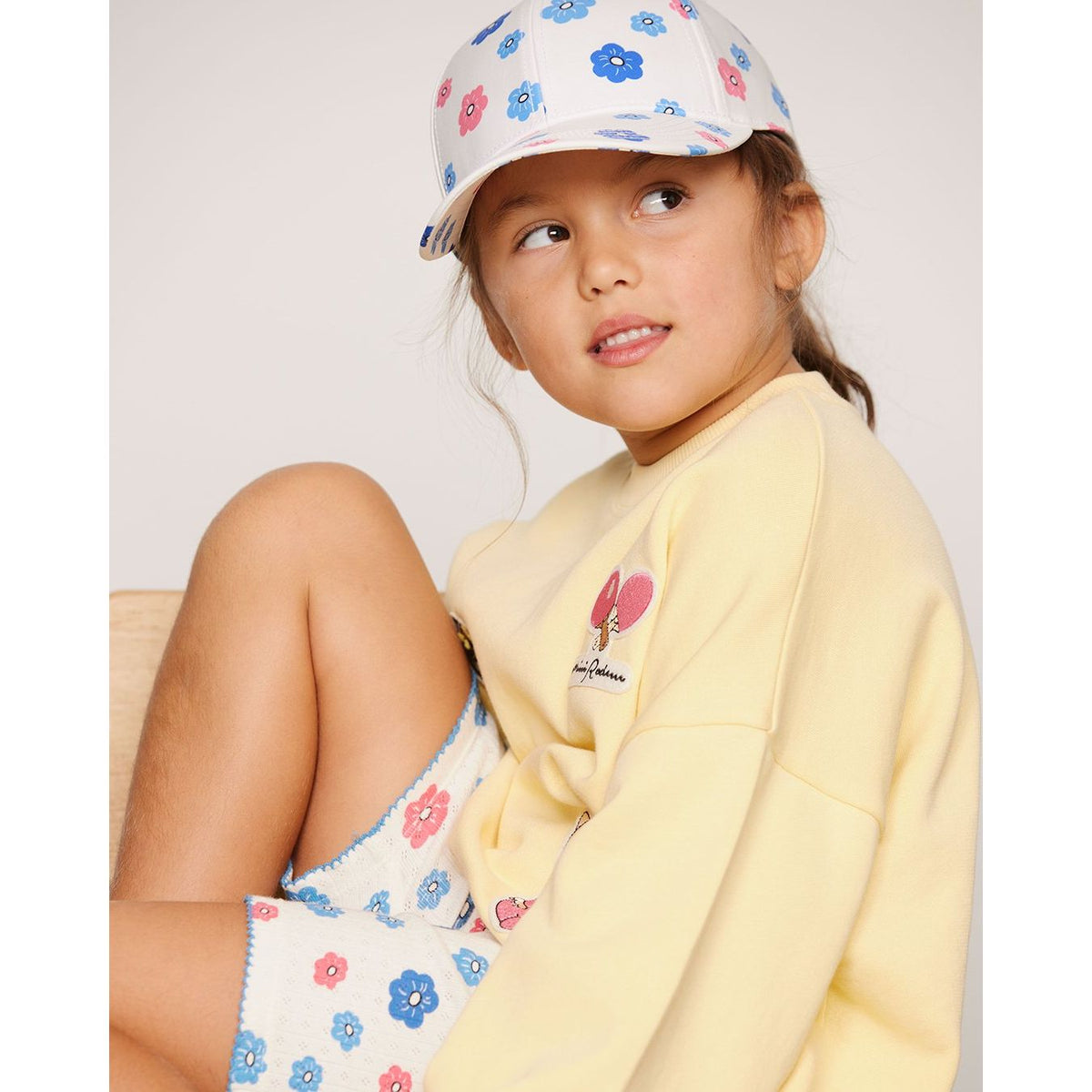 Minibabies Patches Sweatshirt - Yellow