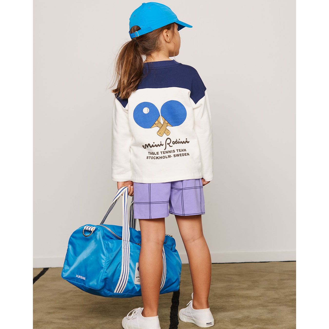 Check Aop Shorts - Purple