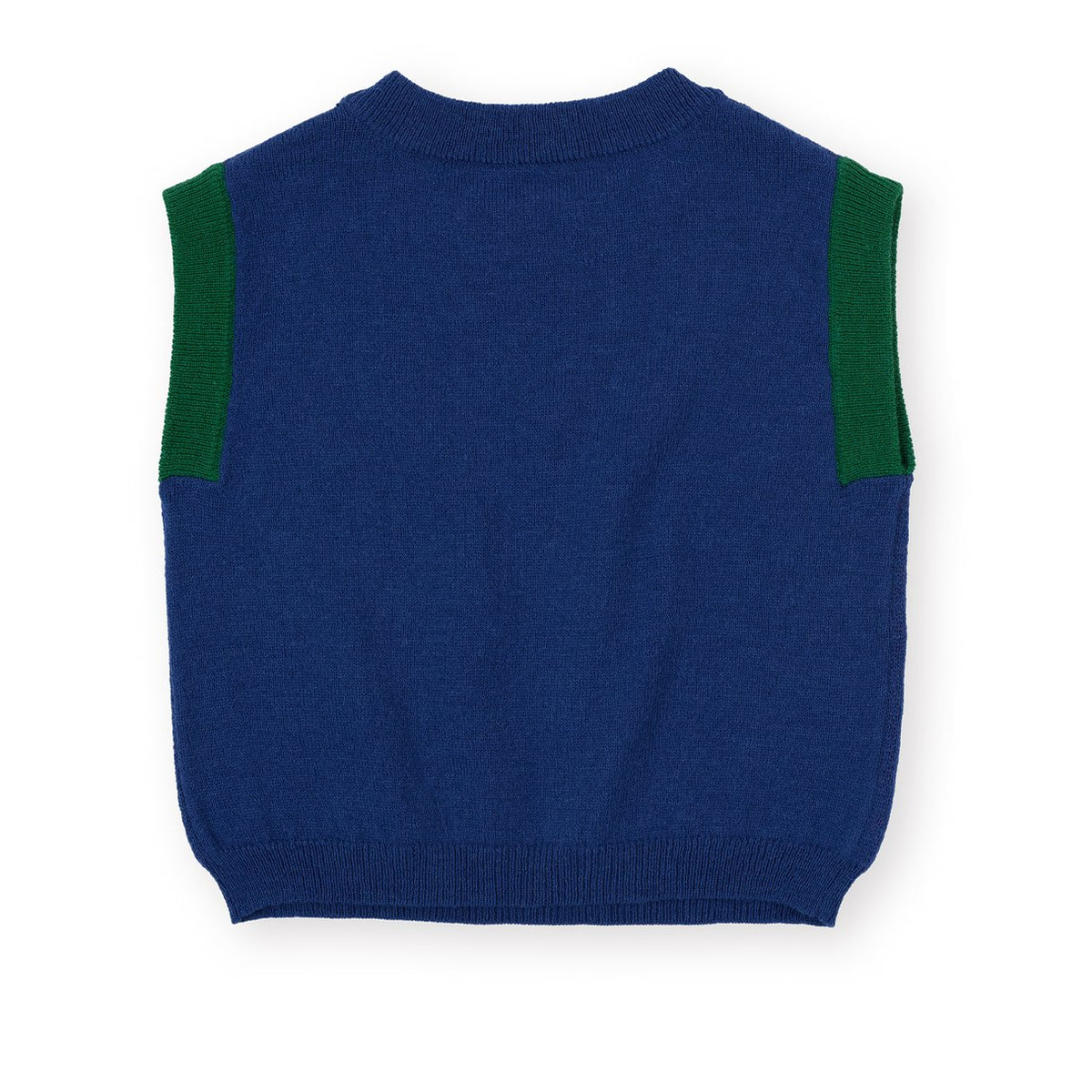 Goldie & Ace Jumbo Strawberry Knit Vest, product flat lay 2