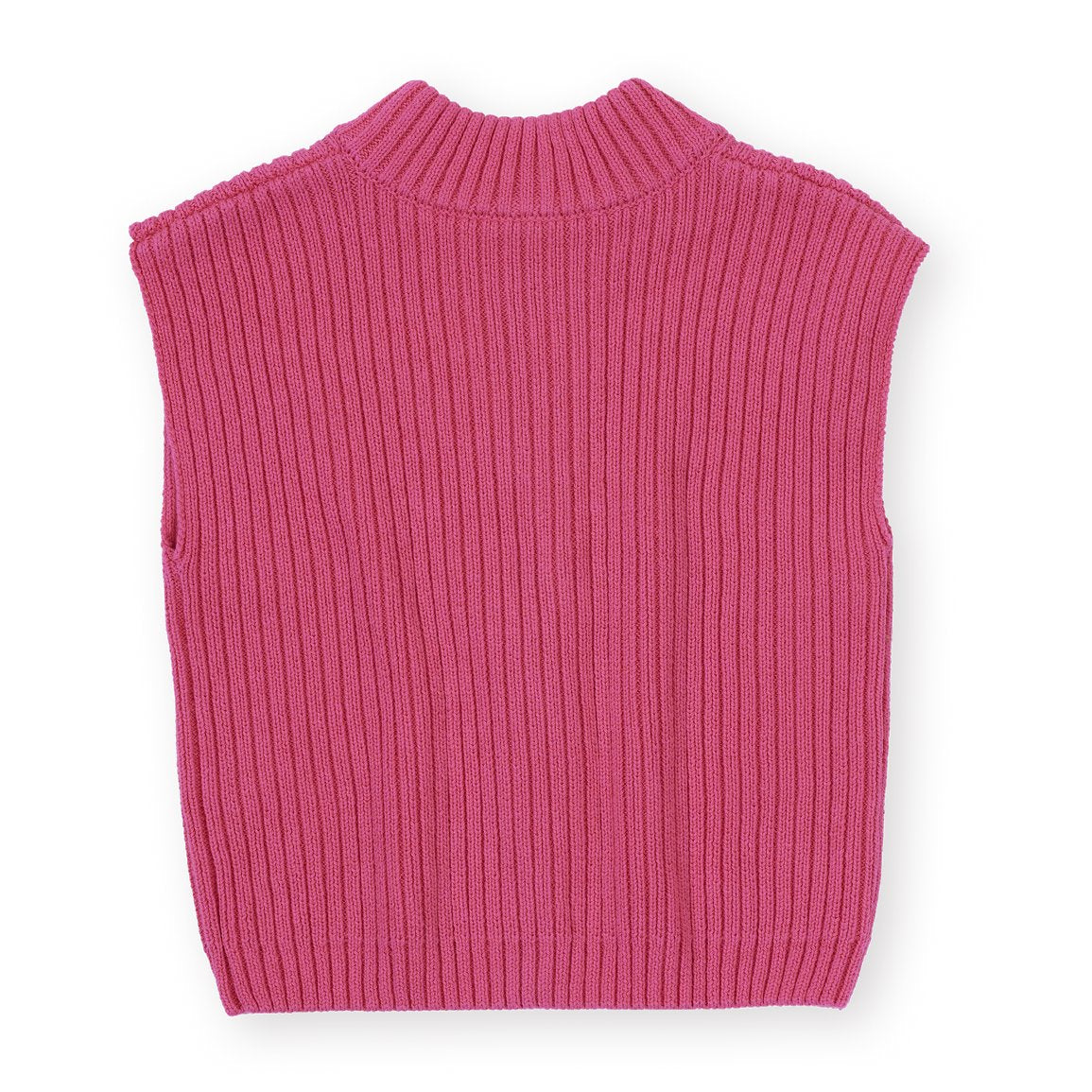 Goldie & Ace Apres Surf Rib Knit Vest, product flat lay 2
