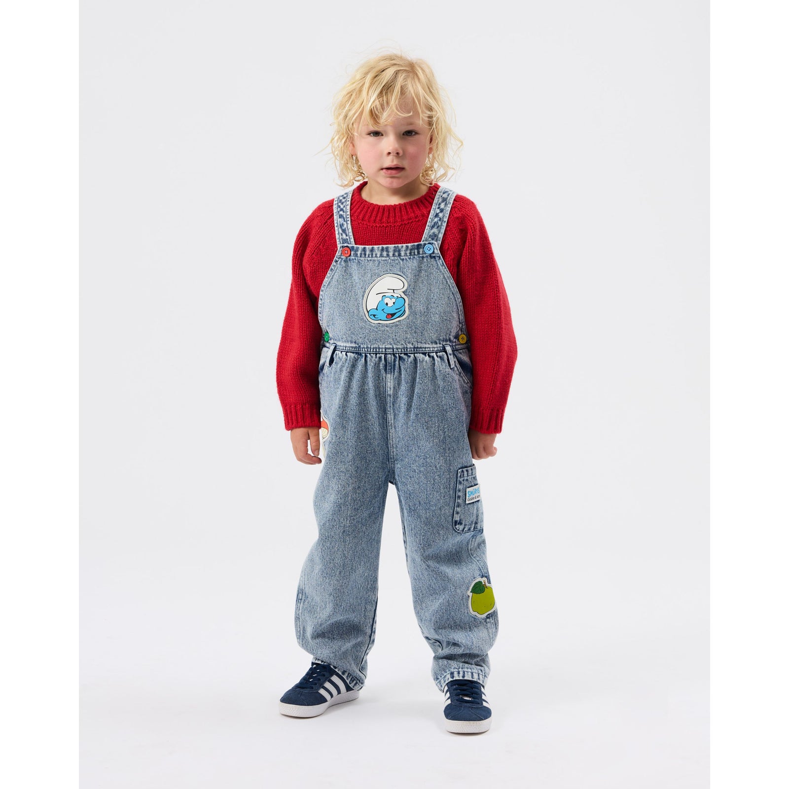 The Smurfs Patch Austin Overalls