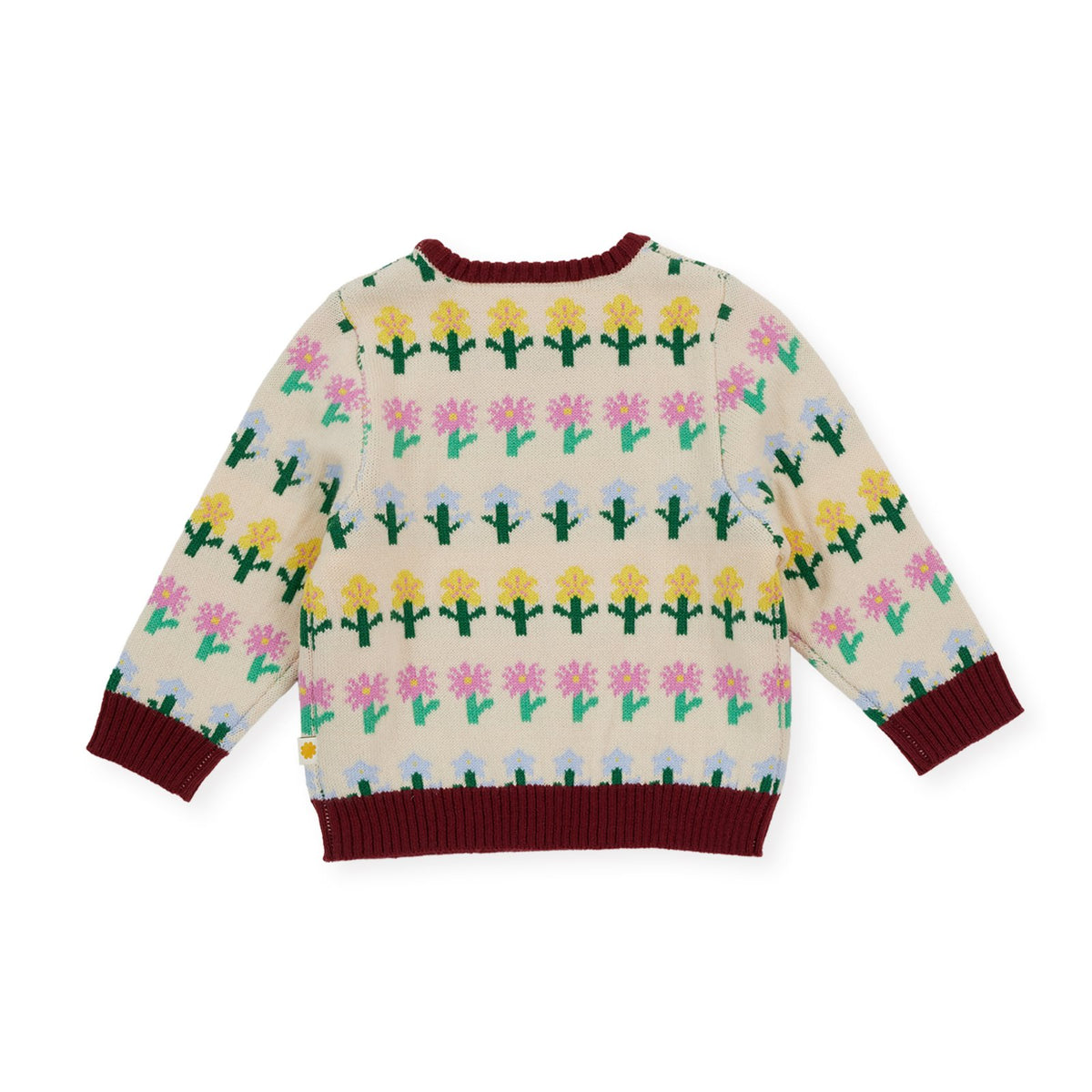 Goldie & Ace Flower Garden Knit Jumper, product flat lay 2