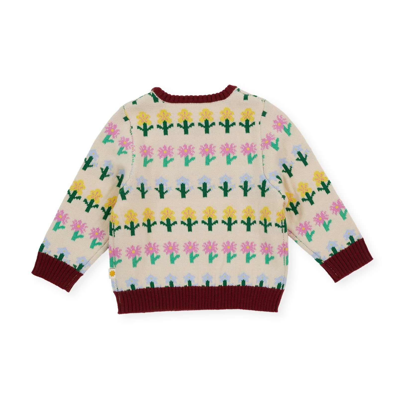 Goldie & Ace Flower Garden Knit Jumper, product flat lay 2