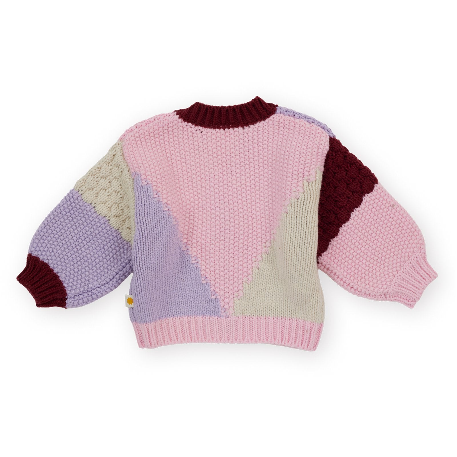 Goldie & Ace Colour Block Knit Cardigan, product flat lay 2