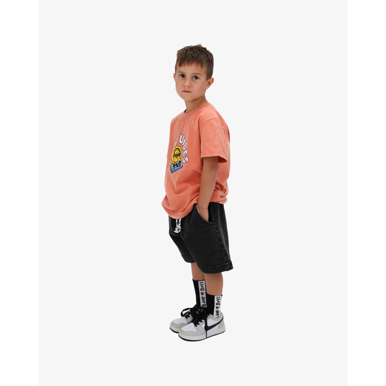 Orange Wash DJ Tee