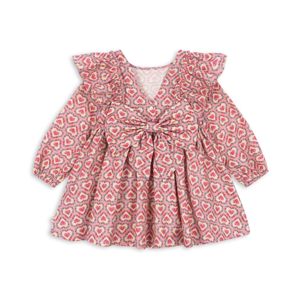 Evia LS Bow Dress - Felice Rose