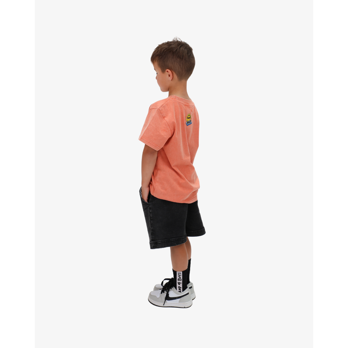 Orange Wash DJ Tee