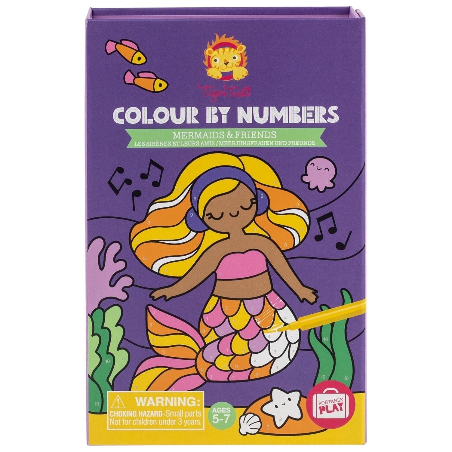 Colour by Numbers - Mermaids and Friends