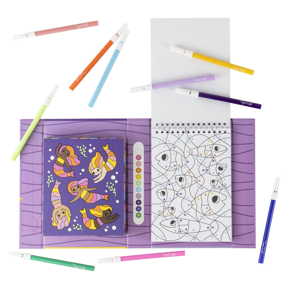 Colour by Numbers - Mermaids and Friends