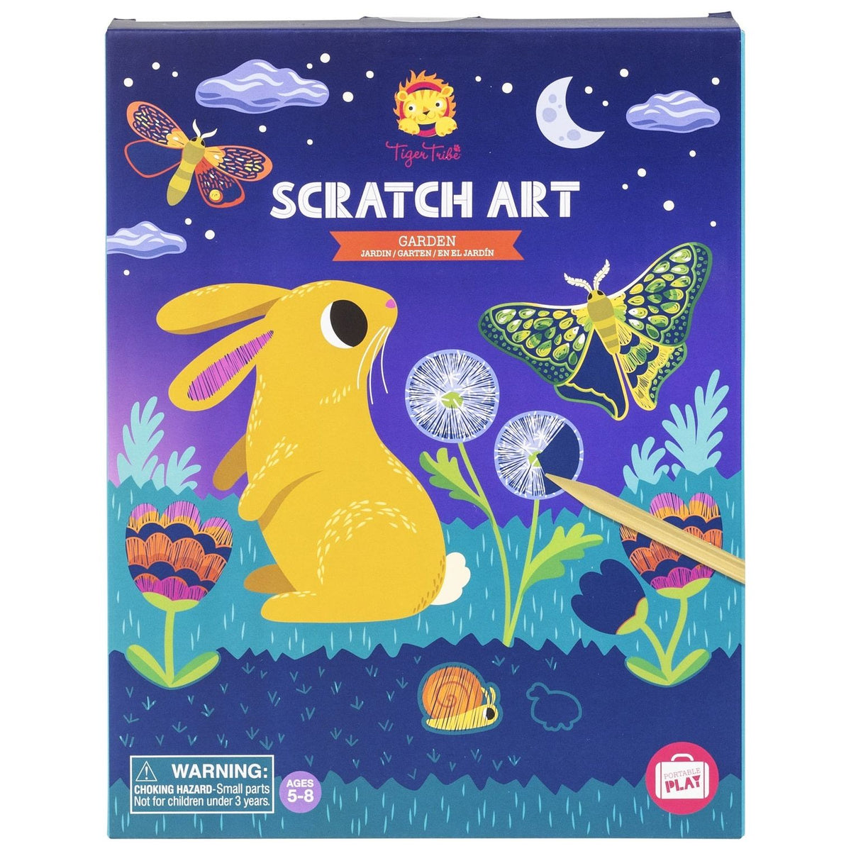 Scratch Art - Garden