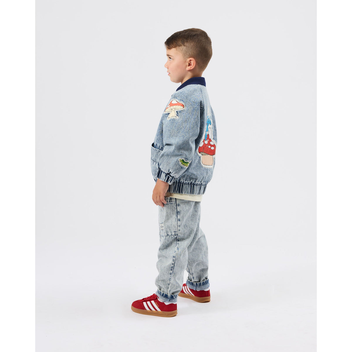 The Smurfs Badge Bomber Jacket
