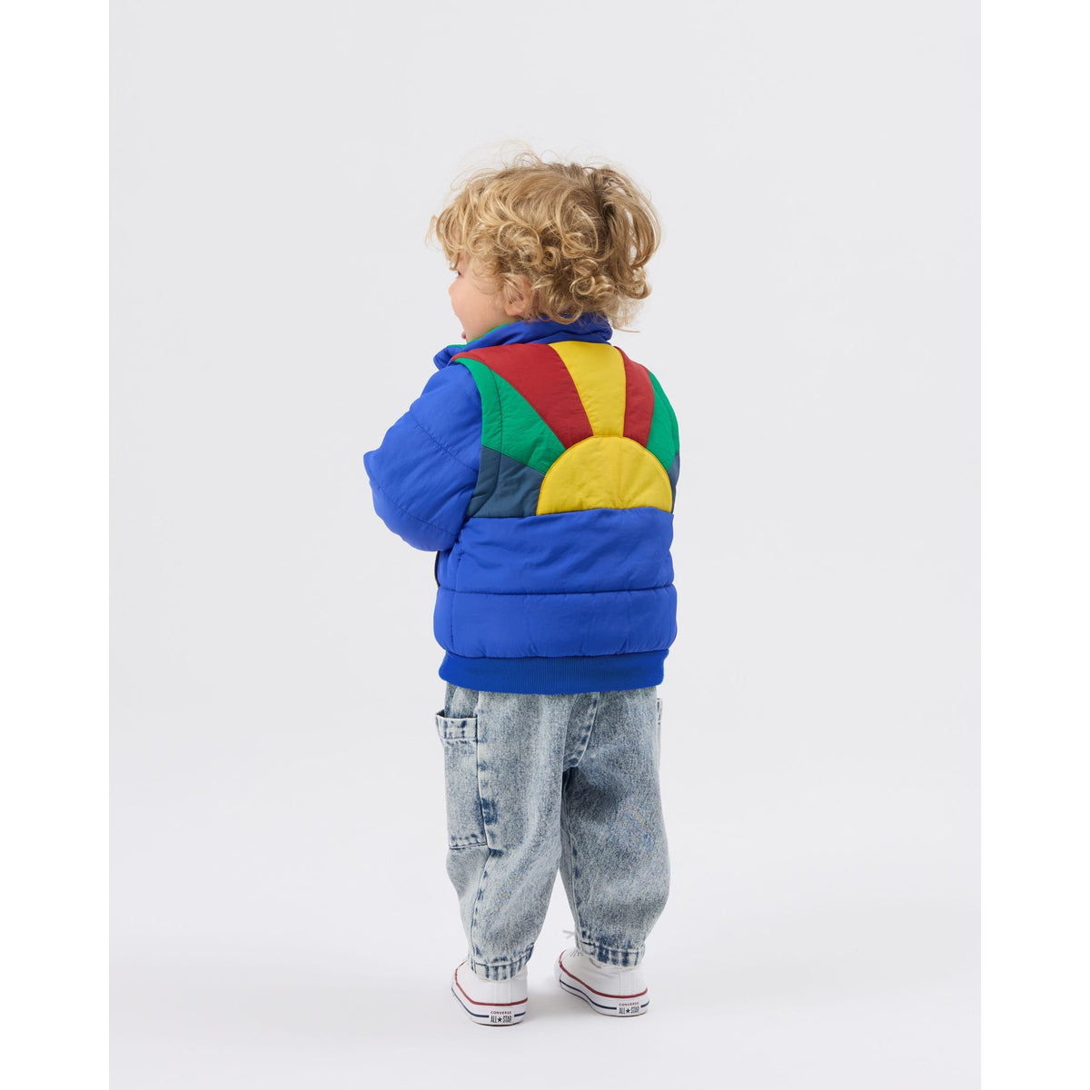 Child wearing Goldie & Ace Charlie Sunrise Parka Jacket/Vest Primary, view 2