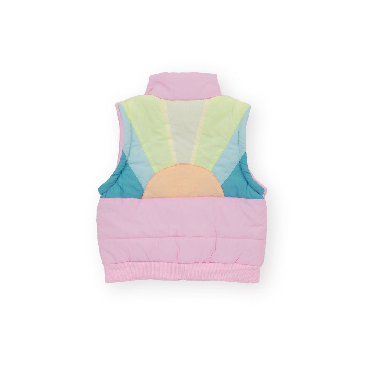 Goldie & Ace Charlie Sunrise Parka Jacket/Vest Pastel, product flat lay 4