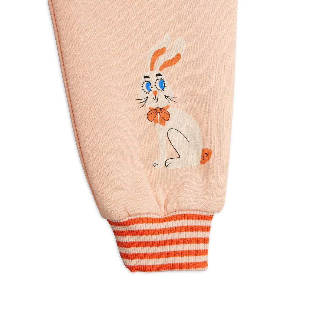 Rabbit Cuffed Sweatpants - Pink
