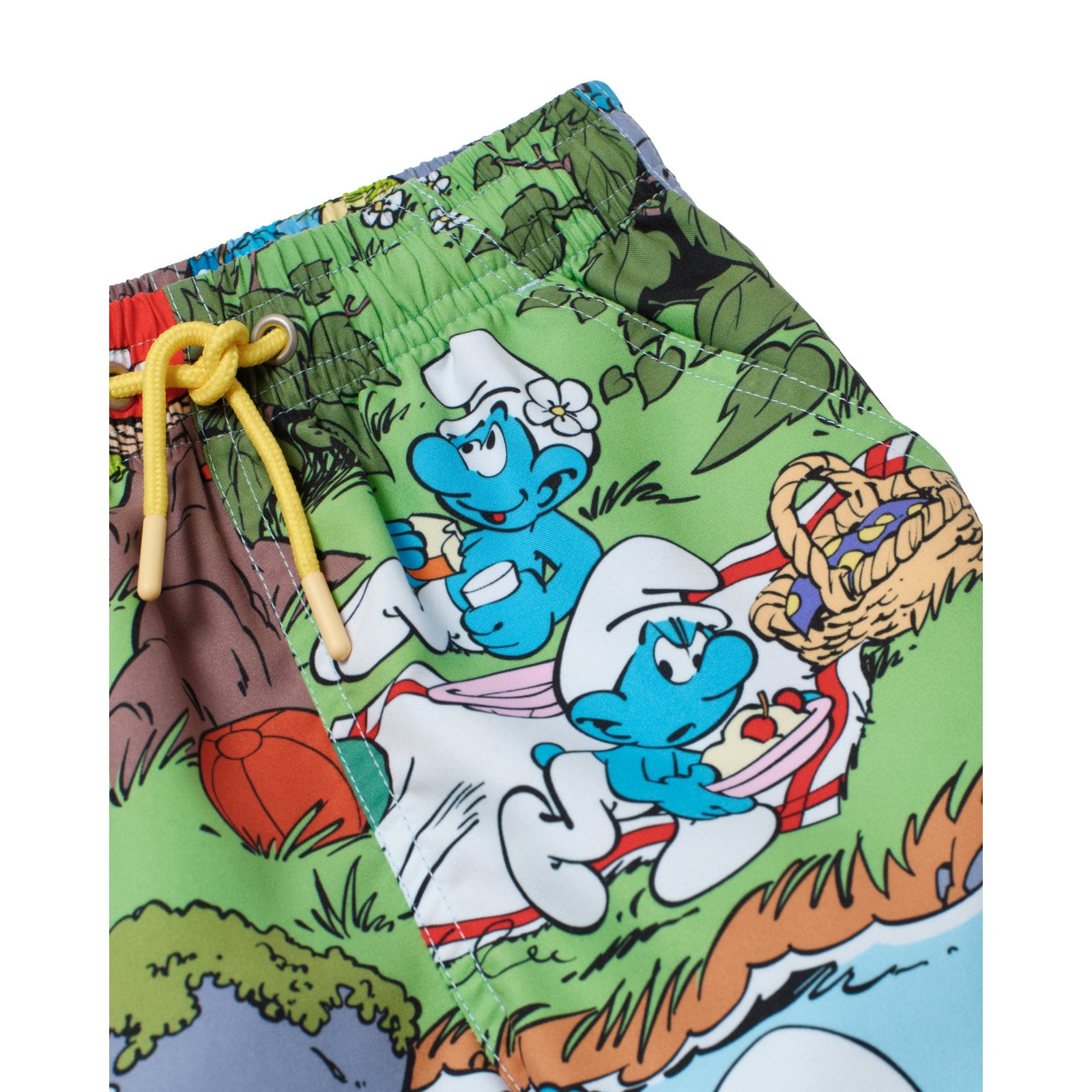 Goldie & Ace x The Smurfs Splash Boardshort, product shot 3
