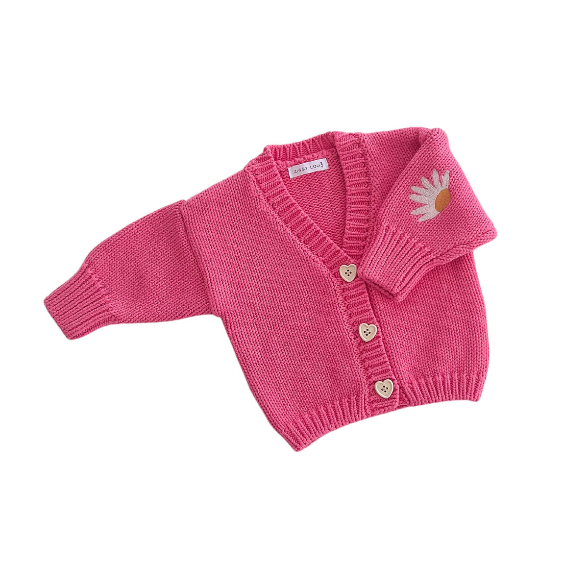 Cardigan - Raspberry