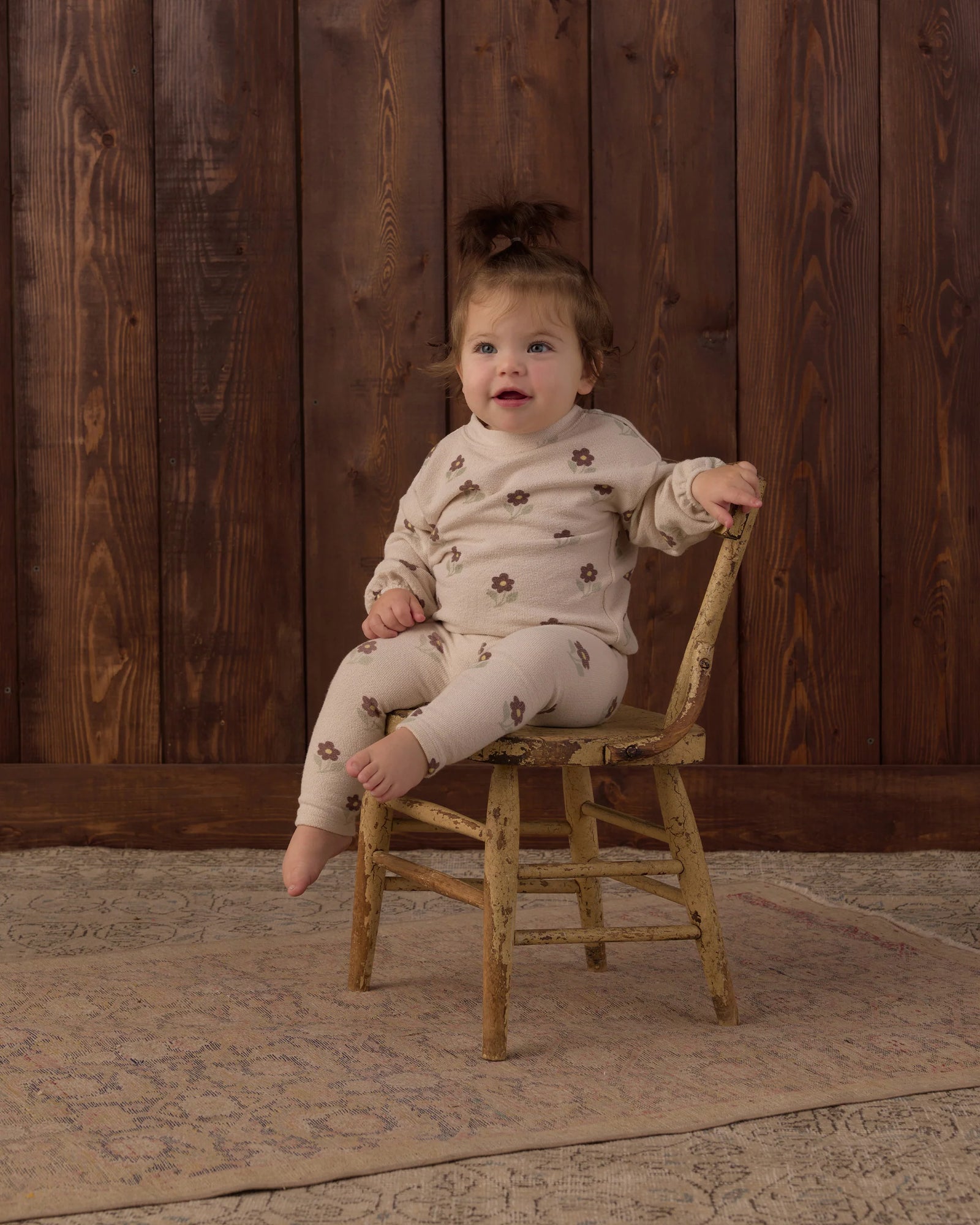 Spongey Knit Set Petal Daisy