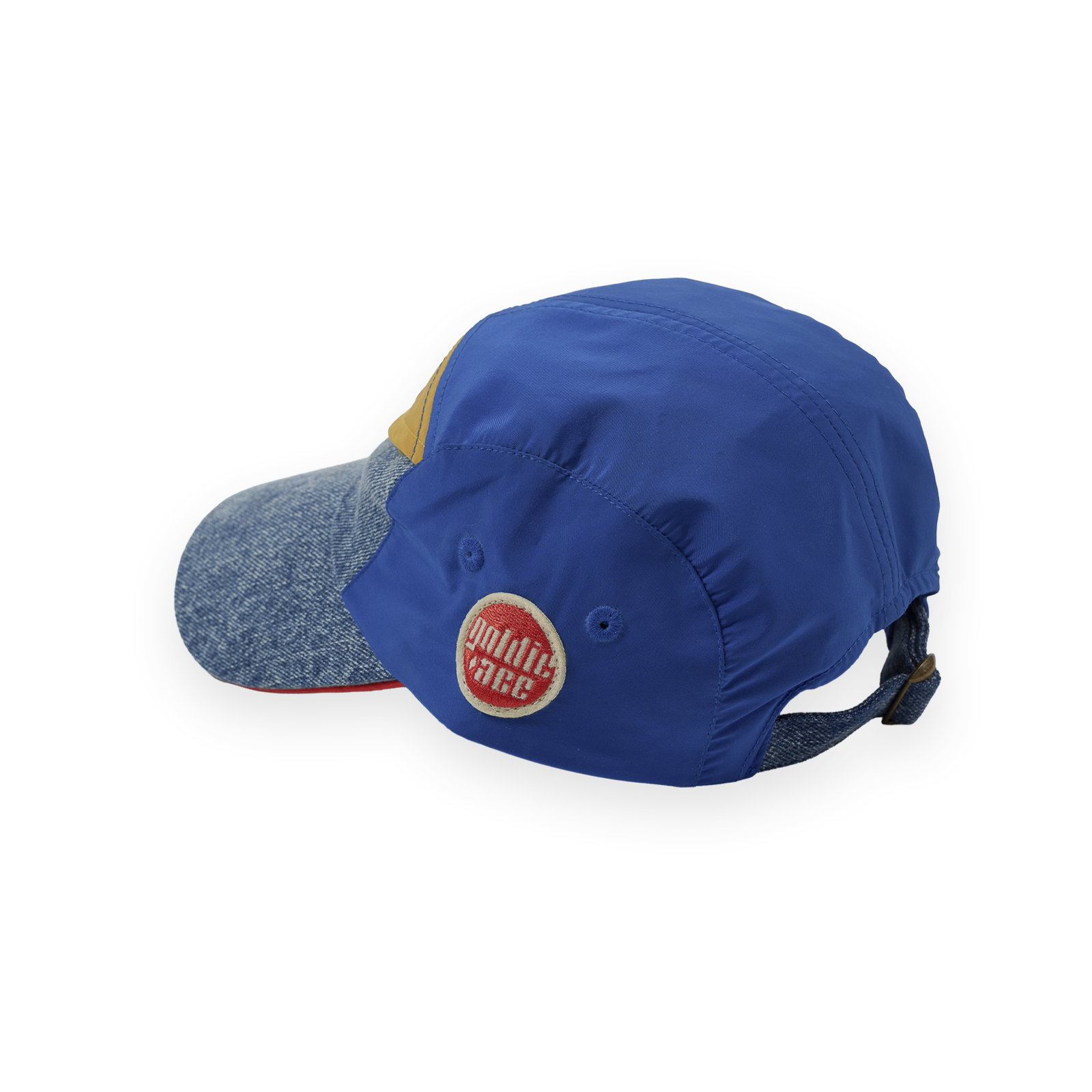 Colour Block Vintage Denim Cap