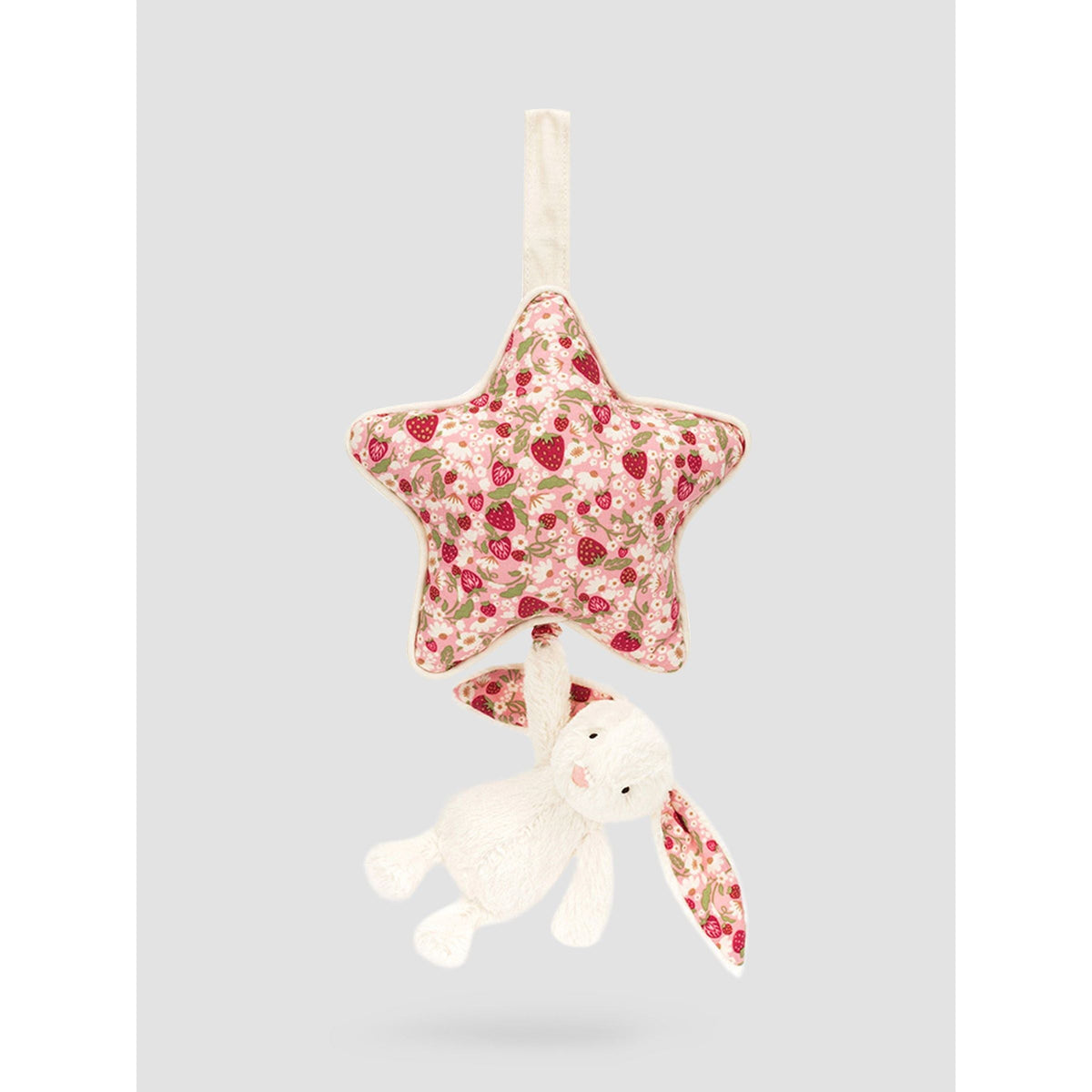 Blossom Cream Bunny Berry Musical Pull