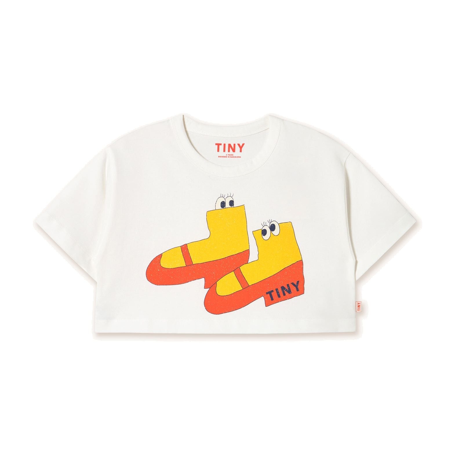 Walk Graphic Crop Tee